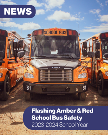 front of school bus