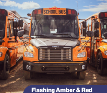 front of school bus