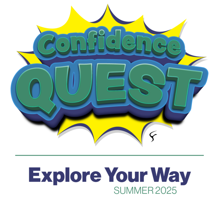 text based logo for the Confidence Quest challenge